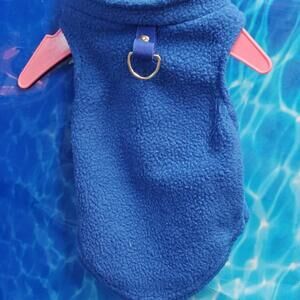 Pet Clothing- Fleece Walking Jacket with Leash loop- Pullover Super Soft